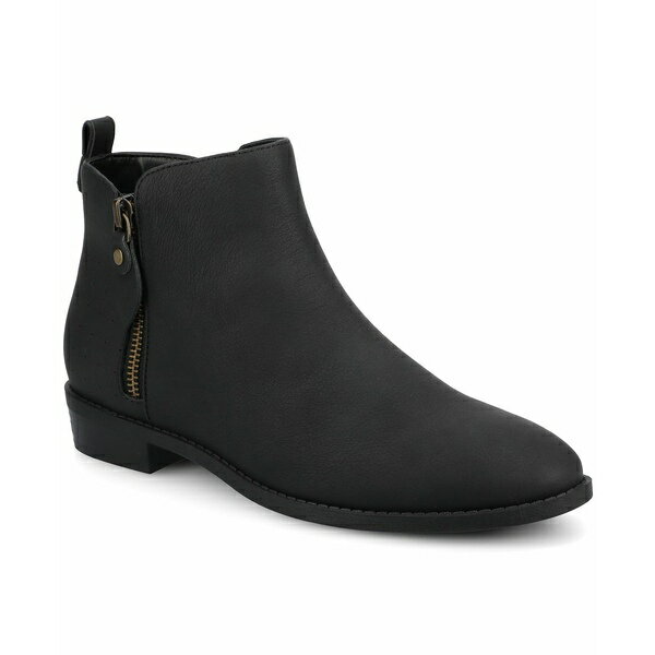 ジャーニーコレクション レディース ブーツ シューズ Women's Ellis Stacked Heel Booties Vintage, Ch..