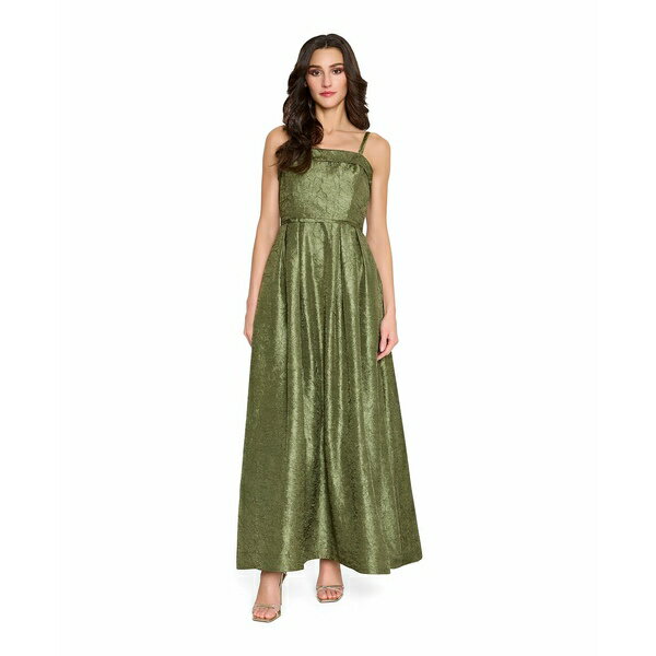 タハリエーエスエル レディース ワンピース トップス Women's Sleeveless Ball Gown Desert Olive