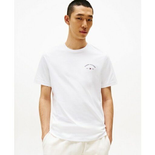 トミー ヒルフィガー メンズ シャツ トップス Men's Palm-Tree Graphic T-Shirt White トミー ヒルフィガー メンズ シャツ トップス Men's Palm-Tree Graphic T-Shirt White