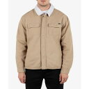 ハーレー メンズ ジャケット&ブルゾン アウター Men's Industry Sherpa Lined Canvas Long Sleeve T-Shirt ...