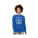 カールバンクス レディース カットソー トップス Women's Royal Los Angeles Dodgers Team Logo Fleece Pull...