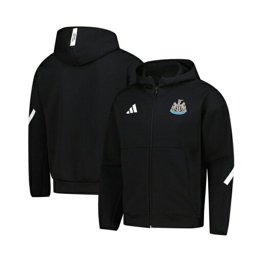 アディダス メンズ ジャケット&ブルゾン アウター Men's Black Newcastle United 2025/26 Anthem Full-Zip Jacket Black アディダス メンズ ジャケット&ブルゾン アウター Men's Black Newcastle United 2025/26 Anthem Full-Zip Jacket Black