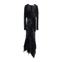 【送料無料】 ジ アティコ レディース ワンピース トップス Maxi dresses Black