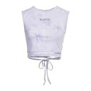 【送料無料】 ディスクレイマー レディース Tシャツ トップス Tops Purple