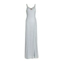 【送料無料】 ミッソーニ レディース ワンピース トップス Maxi dresses Silver