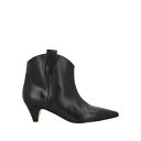 【送料無料】 アンナ・エフ レディース ブーツ シューズ Ankle boots Black