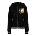 【送料無料】 ロベルトカヴァリ レディース パーカー・スウェットシャツ アウター Sweatshirts Black