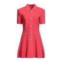 【送料無料】 バルマン レディース ワンピース トップス Mini dresses Pink
