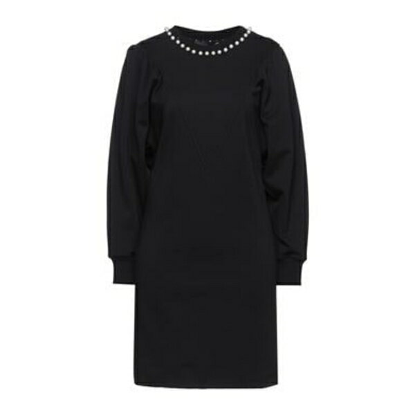 【送料無料】 モスキーノ レディース ワンピース トップス Mini dresses Black