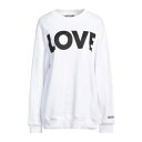 【送料無料】 モスキーノ レディース パーカー・スウェットシャツ アウター Sweatshirts White