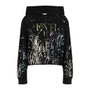 【送料無料】 ヴァレンティノ ガラヴァーニ レディース パーカー・スウェットシャツ アウター Sweatshirts Black