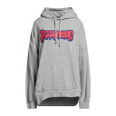 【送料無料】 ディースクエアード レディース パーカー・スウェットシャツ アウター Sweatshirts Grey