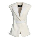 【送料無料】 バルマン レディース ジャケット&ブルゾン アウター Blazers White