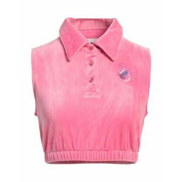【送料無料】 モスキーノ レディース Tシャツ トップス Tops Pink