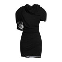 【送料無料】 ジャクエムス レディース ワンピース トップス Mini dresses Black