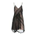 【送料無料】 アルベルタ フェレッティ レディース ワンピース トップス Mini dresses Black