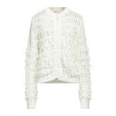 【送料無料】 ツインセット レディース カーディガン アウター Cardigans White