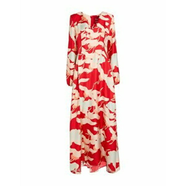 【送料無料】 コー ゴー レディース ワンピース トップス Maxi dresses Red