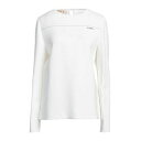 【送料無料】 マルニ レディース Tシャツ トップス Tops White