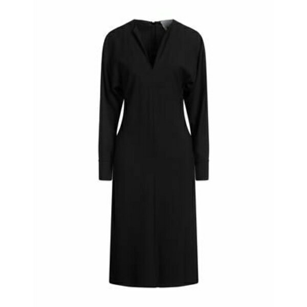 【送料無料】 エリカ・カヴァリーニ レディース ワンピース トップス Midi dresses Black