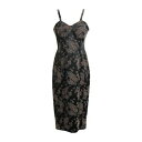 【送料無料】 アントニオ・マラス レディース ワンピース トップス Midi dresses Black