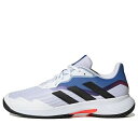 adidas アディダス メンズ スニーカー 【adidas Courtjam Control Tennis 'White Black Blue' HQ8468】 サイズ US_10(28.0cm)