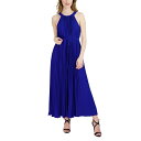 ドナリッコ レディース ワンピース トップス Women's Pleated Belted-Waist Maxi Dress Cobalt