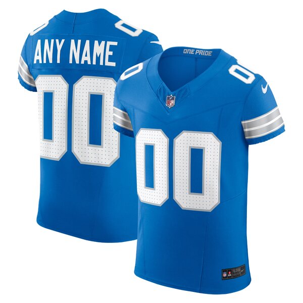 ナイキ メンズ ユニフォーム トップス Detroit Lions Nike Team Vapor F.U.S.E. Elite Custom Jersey Blue