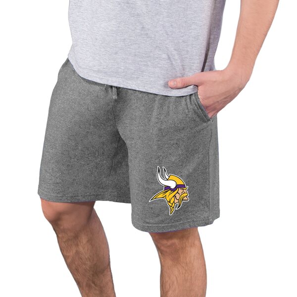 コンセプトスポーツ メンズ ハーフ&ショーツ ボトムス Minnesota Vikings Concepts Sport Quest Knit Jam Shorts Charcoal
