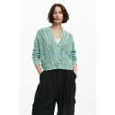 デジグアル レディース ニット&セーター アウター Women's Multicolored printed cardigan Multi