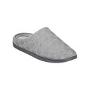 アイソトナー メンズ サンダル シューズ Men's Closed Back Slipper with Memory Foam Ash