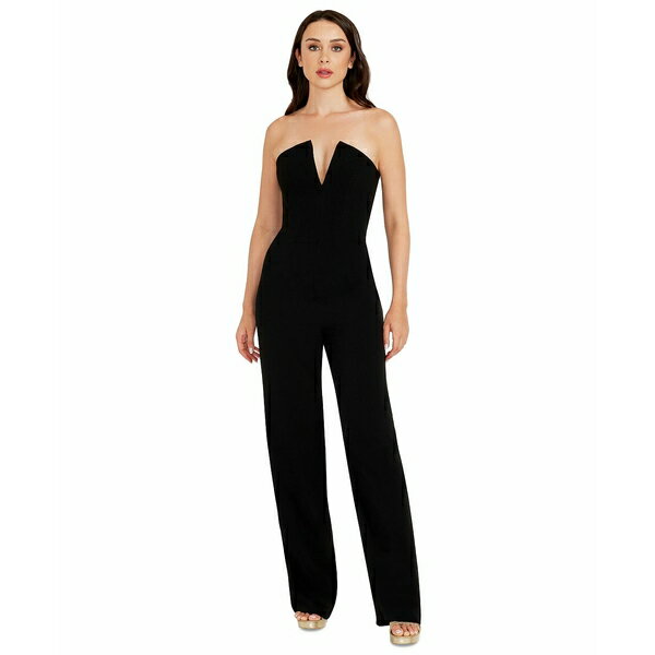 ドレスザポプレーション レディース ワンピース トップス Women's Fernanda Strapless Jumpsuit Black