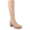 ジャーニーコレクション レディース ブーツ シューズ Women's Alondra Narrow Calf Platform Boots Mauve