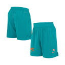 ナイキ メンズ カジュアルパンツ ボトムス Men's Aqua Miami Dolphins 2024 Sideline Performance Mesh Shorts Aqua, Orange