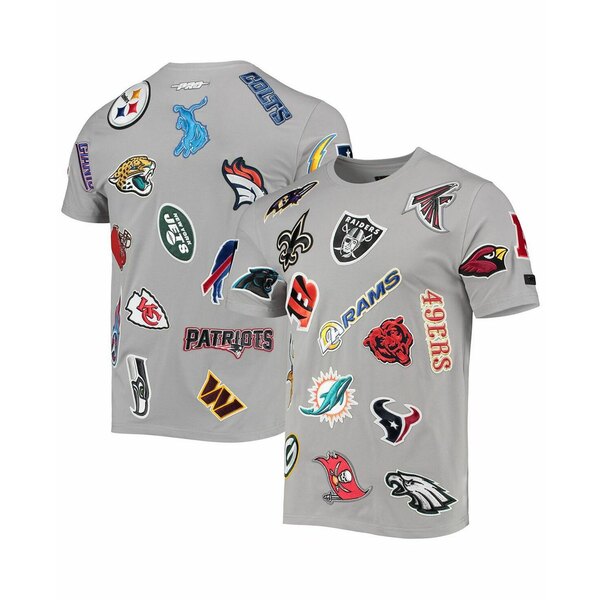 プロスタンダード メンズ シャツ トップス Men's Gray Nfl League Wordmark T-shirt Gray