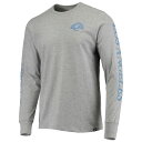 フォーティーセブン メンズ Tシャツ トップス Los Angeles Rams '47 Franklin Long Sleeve TShirt Gray