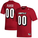 アディダス メンズ ユニフォーム トップス Louisville Cardinals adidas PickAPlayer NIL Replica Football Jersey Red