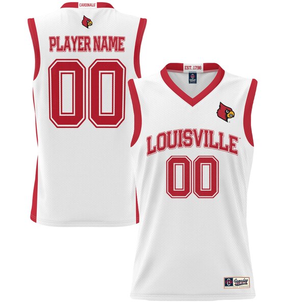 ゲームデイグレーツ メンズ ユニフォーム トップス Louisville Cardinals GameDay Greats Unisex Lightweight NIL PickAPlayer Basketball Jersey White