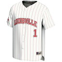 ゲームデイグレーツ メンズ ユニフォーム トップス #1 Louisville Cardinals GameDay Greats Lightweight Baseball Fashion Jersey White