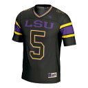 ゲームデイグレーツ メンズ ユニフォーム トップス Jayden Daniels LSU Tigers GameDay Greats Football Fashion Jersey Black