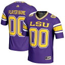 Q[fCO[c Y jtH[ gbvX LSU Tigers GameDay Greats NIL PickAPlayer Football Jersey Purple