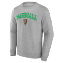 ファナティクス メンズ パーカー スウェットシャツ アウター Marshall Thundering Herd Fanatics Branded Campus Sweatshirt Gray