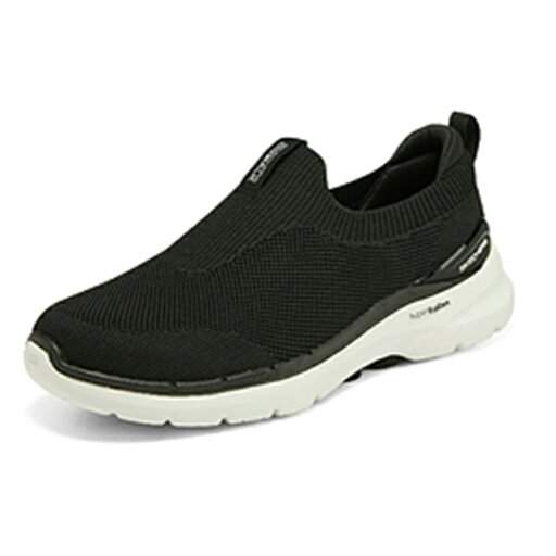 Skechers スケッチャーズ メンズ スニーカー 【Skechers Go Walk 6 Warnock Mens Slip On 'Black' 216267-BLK】 サイズ US_9(27.0cm)