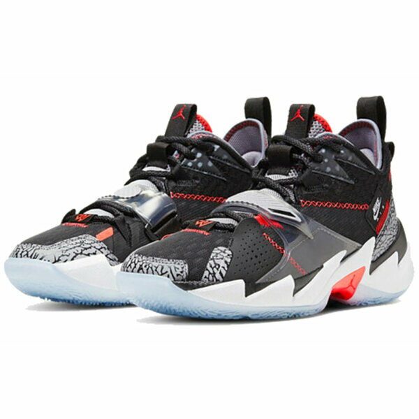 Air Jordan ジョーダン メンズ スニーカー 【Air Jordan Why Not Zer0.3 PF 'Black Cement' CD3002-006】 サイズ US_10.5(28.5cm)