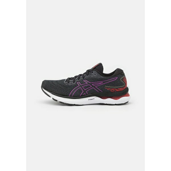 アシックス レディース テニス スポーツ GEL NIMBUS 24 - Stabilty running shoes - black/orchid