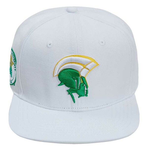 ץ  ˹ ꡼ Norfolk State Spartans Pro Standard Mascot Evergreen Wool Snapback Hat White