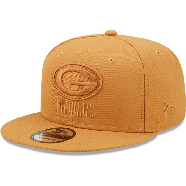 j[G Y Xq ANZT[ Green Bay Packers New Era Color Pack 9FIFTY Snapback Hat Brown