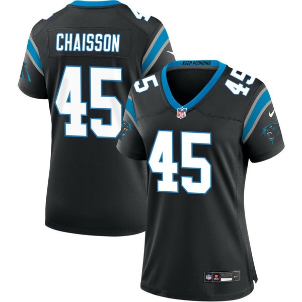 ʥ ǥ ˥ե ȥåץ Carolina Panthers Nike Women's Custom Game Jersey Black