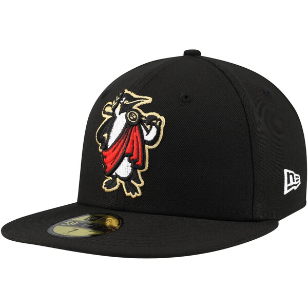 ニューエラ メンズ 帽子 アクセサリー Rome Emperors New Era Authentic Collection 59FIFTY Fitted Hat Black