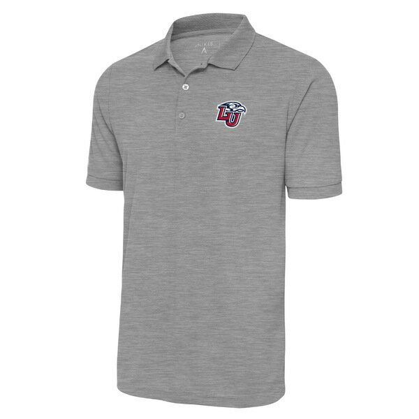 AeBOA Y |Vc gbvX Liberty Flames Antigua Legacy Pique Polo Heather Gray